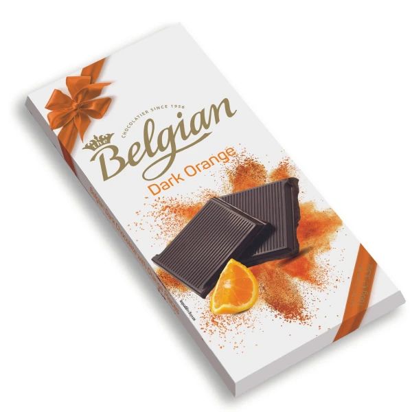 Belgian Dark Chocolate with Orange sa komadima narandže i 50% kakaoa - Slika 1