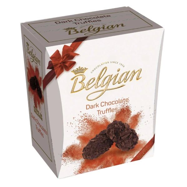 Belgian Dark Chocolate Flake Truffles sa čokoladnim pahuljicama 145g - Slika 1