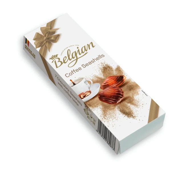 Belgian Coffee Latte Seashells čokoladne praline sa ukusom kafe 60g - Slika 1