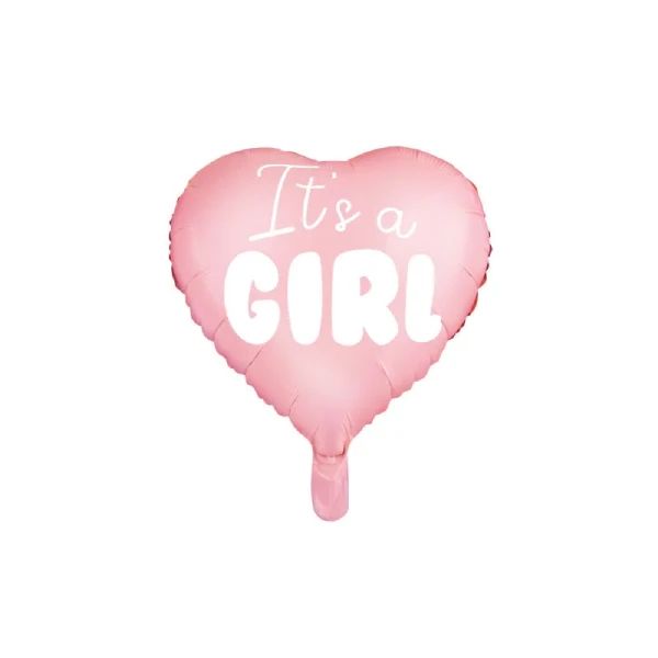 Balloon foil its a girl 45cm helijum - Slika 1