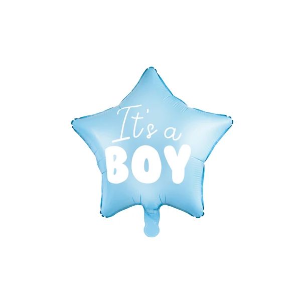 Plavi folija balon za rođenje dečaka "It's a boy" 45 cm - Slika 1