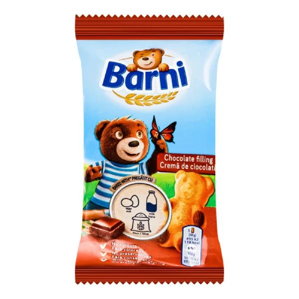 Barni mekani biskvit sa čokoladnom kremom 30g Milka - Slika 1