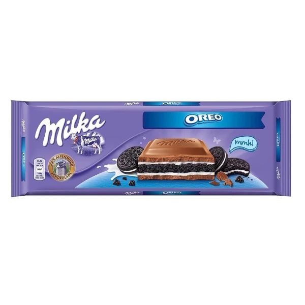 Milka Oreo Magic kremasta alpska čokolada sa Oreo keksom 300g - Slika 1