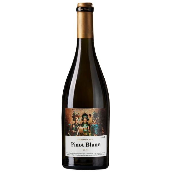 Zvonko Bogdan Pinot Blanc - Prefinjeno voćno belo vino 0,75L - Slika 1