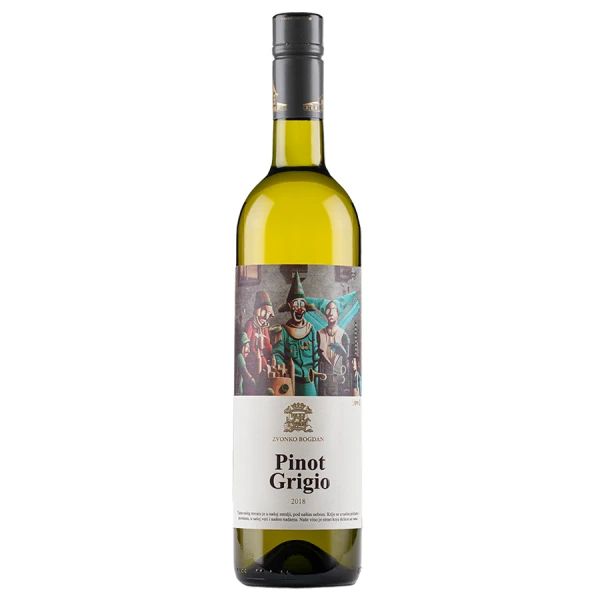 Zvonko Bogdan Pinot Grigio - Elegantno belo vino zlatni delišes 0,75L - Slika 1