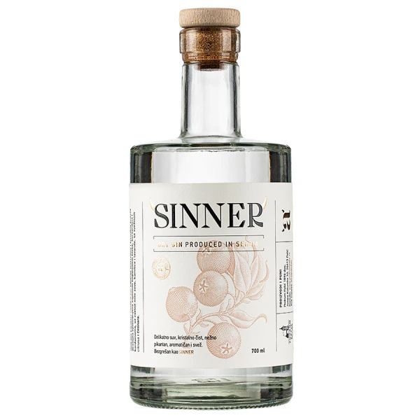 Gin Sinner Podrum Palić - Premium Spirits - Slika 1