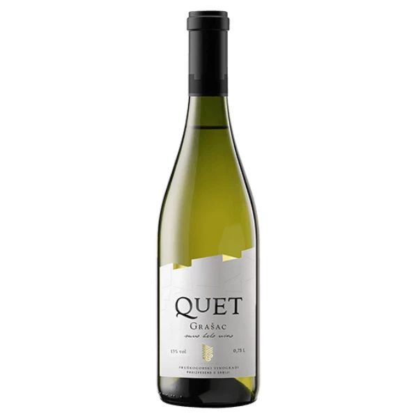 Quet Grašac 2019 belo vino bogato aromama limuna i breskve 0.75l - Slika 1