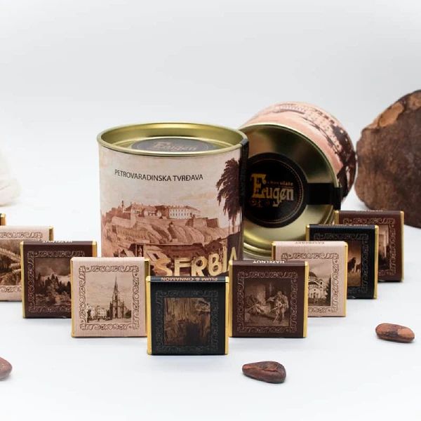Vintage souvenirs from Serbia premium kolekcija čokolada 120g Eugen - Slika 1