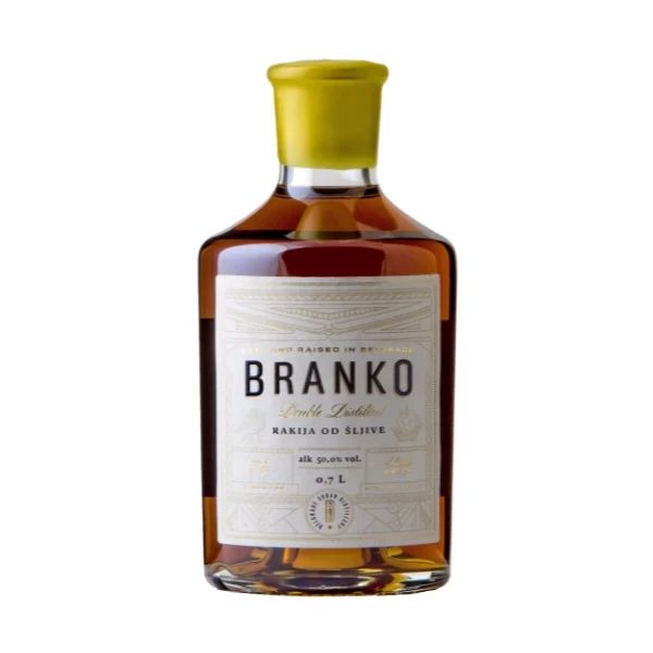 Rakija Branko tradicionalna šljivovica Belgrade Urban Distillery 0.7l - Slika 1