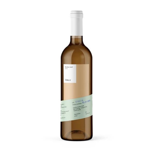 Verkat Grašac beli aromatično vino autohtonih fruškogorskih sorti - Slika 1