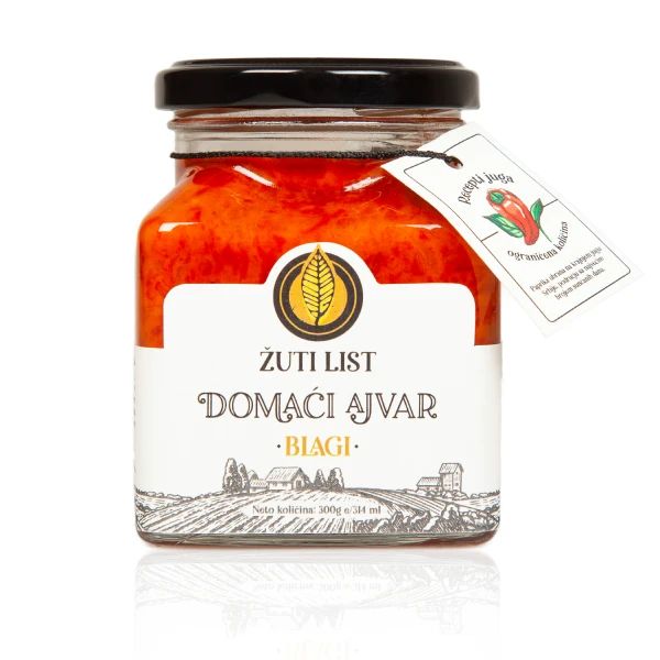 Žuti list tradicionalni ajvar s juga Srbije od kurtovske paprike - Slika 1