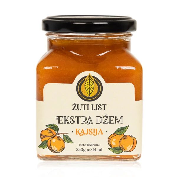 Žuti list Ekstra džem kajsija po tradicionalnoj srpskoj recepturi - Slika 1