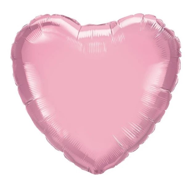 Tematski folija balon svetlo roze srce 61cm - Slika 1