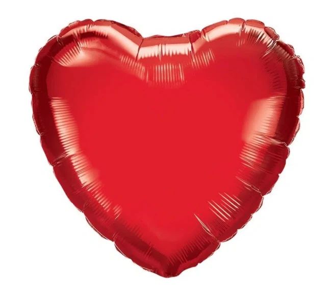 Folija balon u obliku srca u crvenoj boji 61cm - Slika 1
