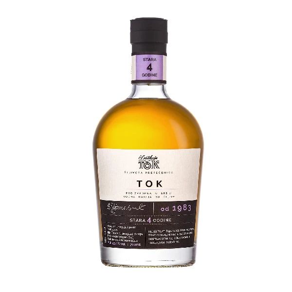 Rakija Tok Gift šljivovica prepečenica stara 4 godine 0.7l - Slika 1