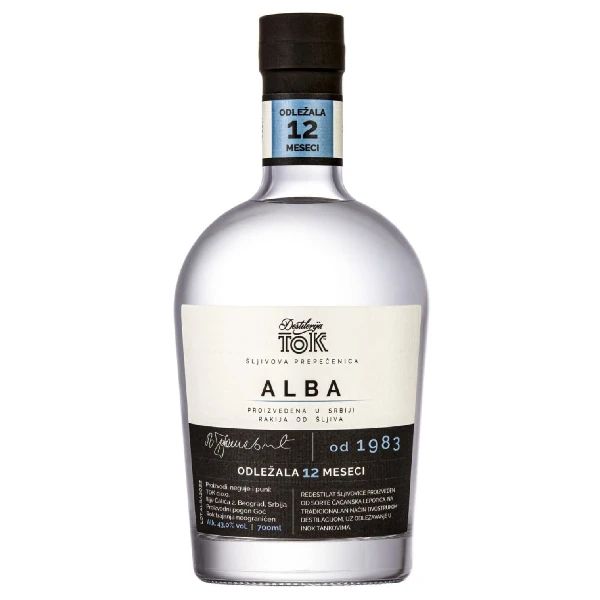 Tok Alba domaća šljivova prepečenica barrique Gift Box 0.7l - Slika 1