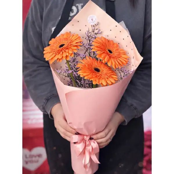 Buket Tri Gerbera - Slika 1